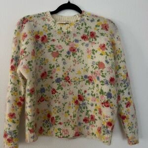 Beautiful Sezane floral sweater